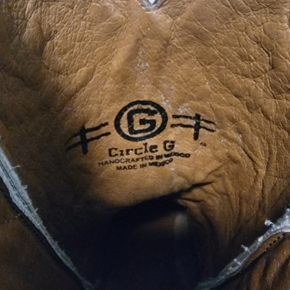 Womens Circle G cowboy boots inlay so beautiful - Picture 4 of 9